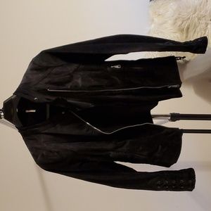Free People black velvet jacket, Large